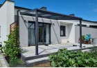 Zadaszenie tarasu MODERN PRO 12.06x3.00m dach poliwęglanowy
