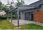 Zadaszenie tarasu MODERN PRO 9.06x4.00m dach poliwęglanowy