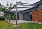 Zadaszenie tarasu MODERN PRO 9.06x4.00m dach poliwęglanowy