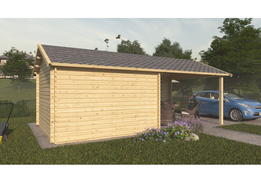 Domek letniskowy MEDIOLAN, 3.8x3.8m 45mm
