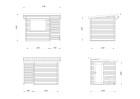 Sauna SANNA41, 2.30x2.30m 44mm
