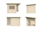 Sauna SANNA41, 2.30x2.30m 44mm