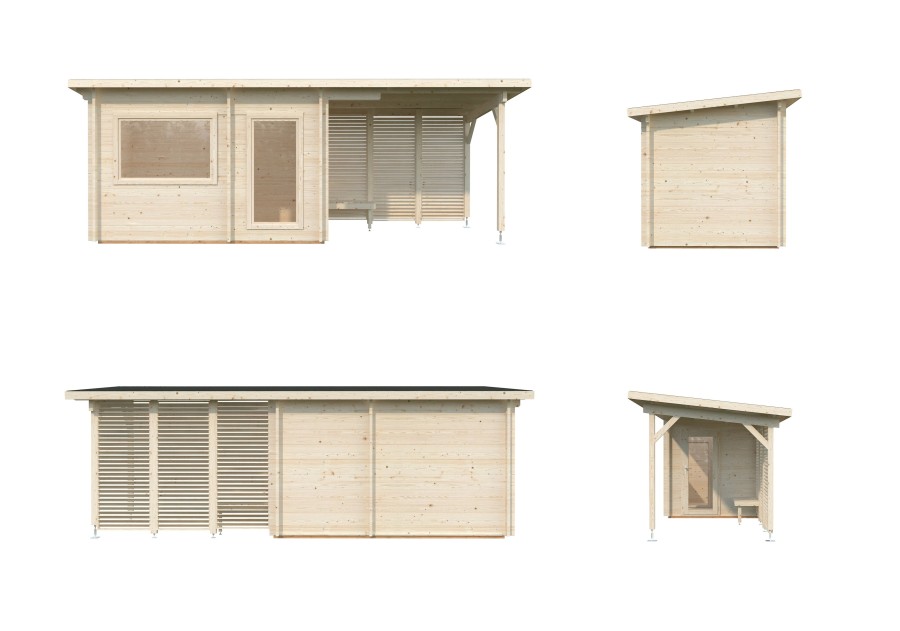 Sauna SANNA68+, 3.70x2.30m 44mm