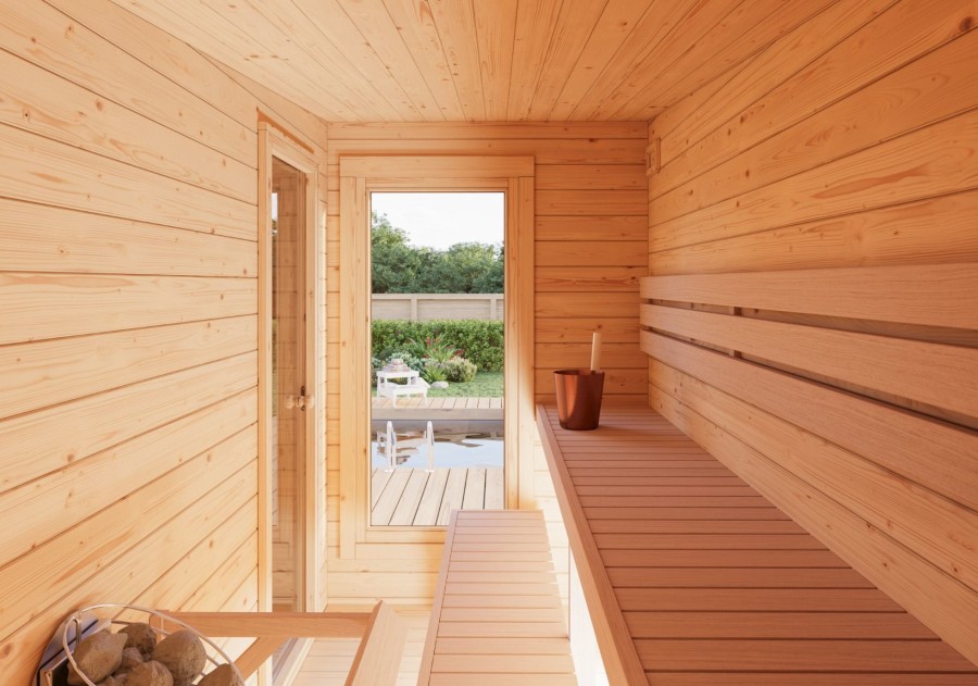 Sauna SANNA128, 5.20x2.90m 44mm