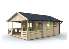 Domek letniskowy BARCELONA LITE 6.0x4.5m 44mm + 2.5m taras