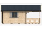 Domek letniskowy BARCELONA LITE 6.0x4.5m 44mm + 2.5m taras