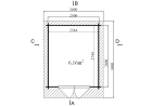 Domek ogrodowy COTO6, 2.5x3.0m 28mm