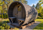 Sauna OKRĄGŁA 3,5x2,3m