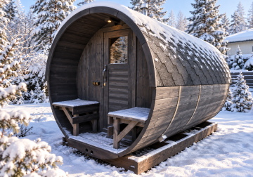 Sauna OKRĄGŁA 3,0x2,3m
