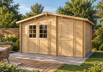 Domek ogrodowy ASTER mini, 3.8x2.3m 28mm