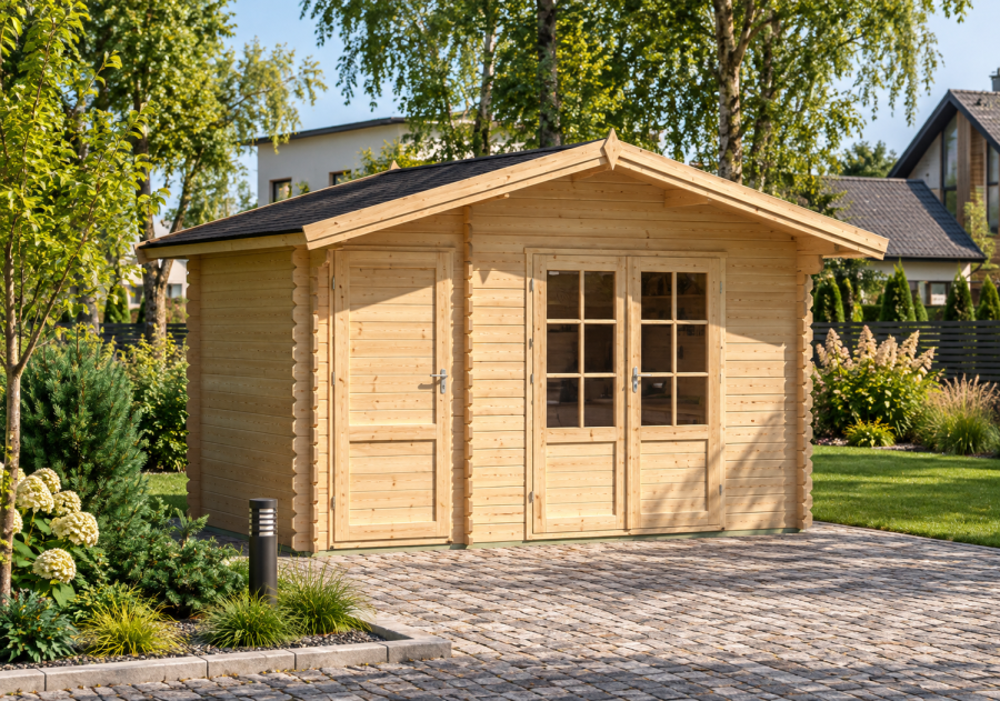 Domek ogrodowy ASTER1, 4.0x2.3m 44mm