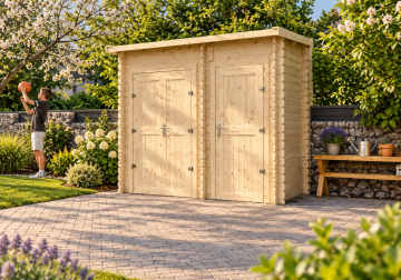 Domek ogrodowy BARI3, 2.8x1.23m 28mm
