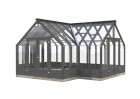 Altana nowoczesna EMILIA191 GH 5.43x4.21m RAL7012 DARK GREY