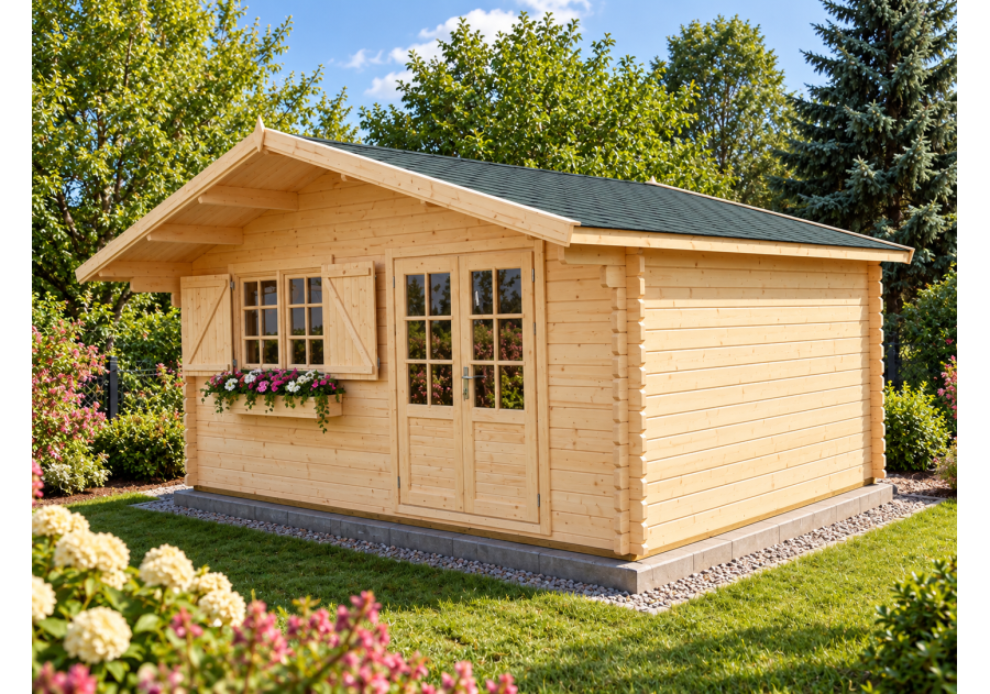 Domek letniskowy LAUR17, 5.0x4.0m 44mm