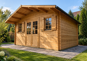Domek letniskowy MURI17, 5.0x4.0m 44mm