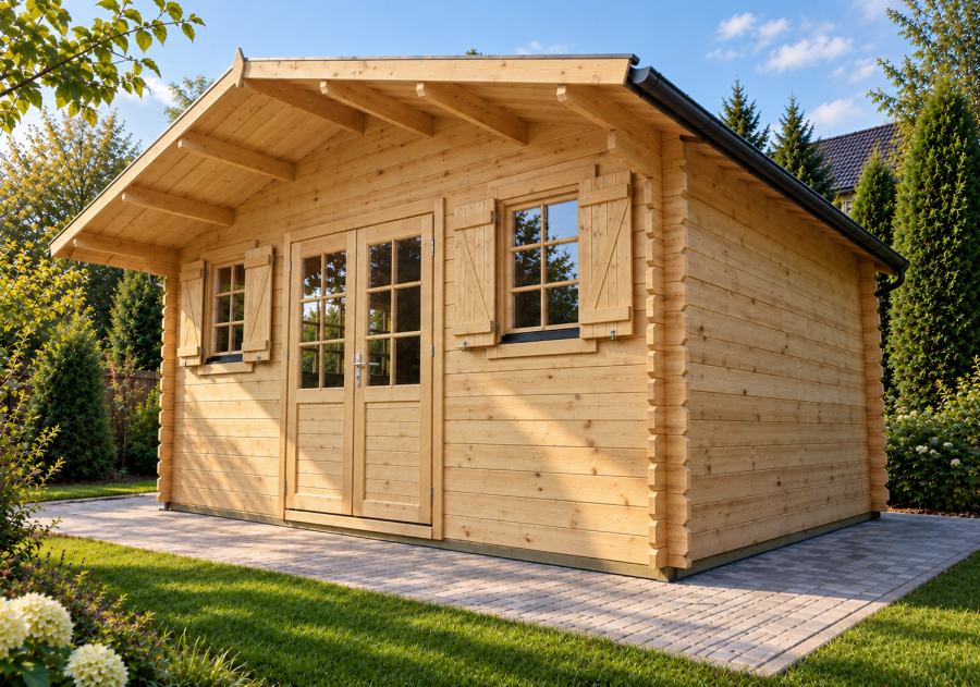 Domek letniskowy PAVI17, 5.0x4.0m 34mm