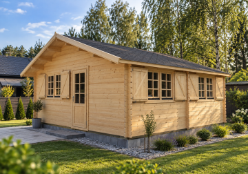 Domek letniskowy WILNO2, 6.0x5.5m 44mm