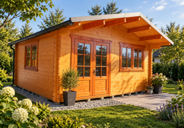 Domek letniskowy PARYŻ 5.0x5.0m 45mm
