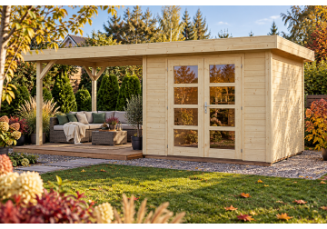 Domek ogrodowy LARA 60+, 2.5x2.5m 28mm