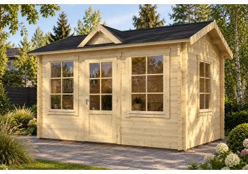 Domek ogrodowy CLAU74 3.4 X 2.6m 28mm