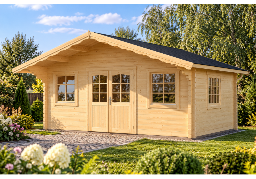 Domek ogrodowy HELEN186, 5.30x4.10m 70mm
