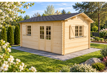 Domek letniskowy GOUM18, 5.0x4.0m 34mm