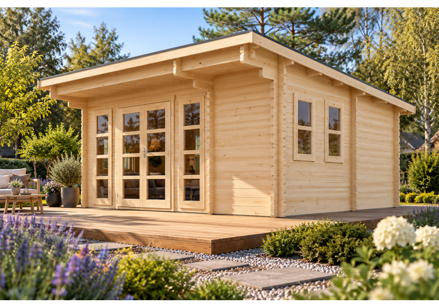 Domek letniskowy SYDNI19, 5.5x4.0m 44mm