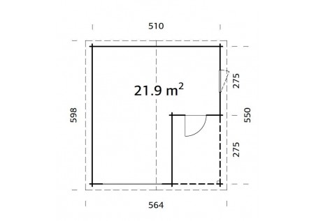 Garaż ROGER219, 5.3x5.7 44mm