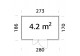 Domek ogrodowy LEIF 42, 2.73x1.7m 16mm
