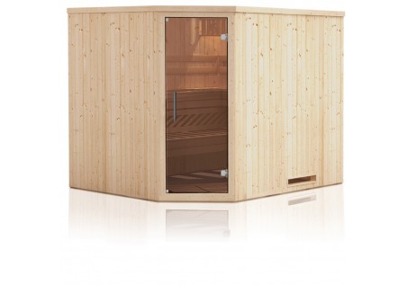 Sauna narożna 1815EW 1,8x1,5m