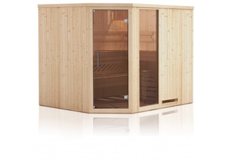 Sauna narożna 2015EW 2,0x1,5m