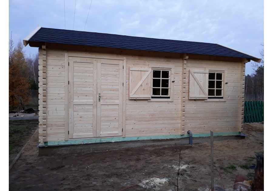 Domek letniskowy HETR 6x3.6m 44mm 