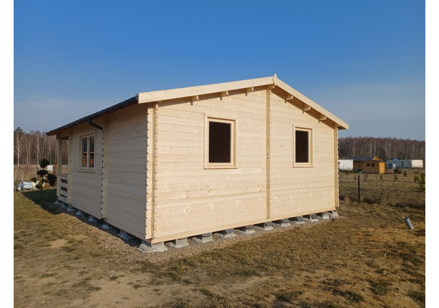 Domek letniskowy MIAMI2 6.0x8.0m 45mm