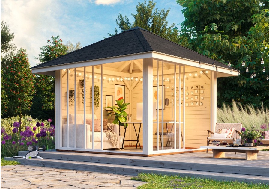 Altana nowoczesna BIANCA83 3.0x3.0m [set 201, seria CONNECT]