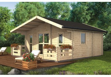 Domek letniskowy BARCELONA 6.0x4.5m 45mm